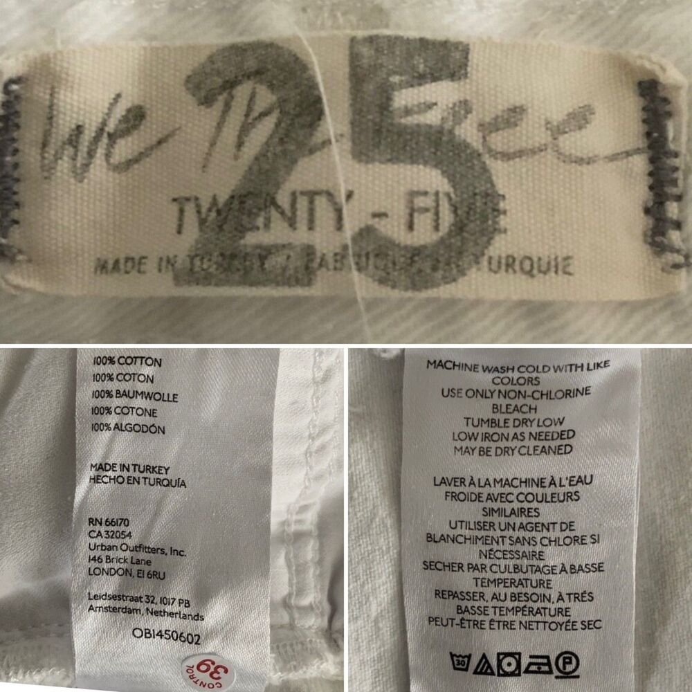 We The Free Distressed Shorts Raw Hem Rigid 25 - Picture 4 of 11